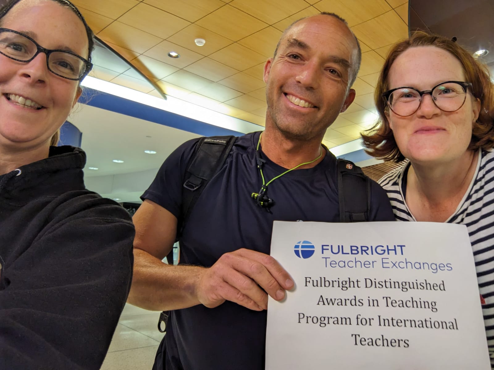 Fulbright Teachers Heidi Niskanen and Roey Perlstein Dvir 