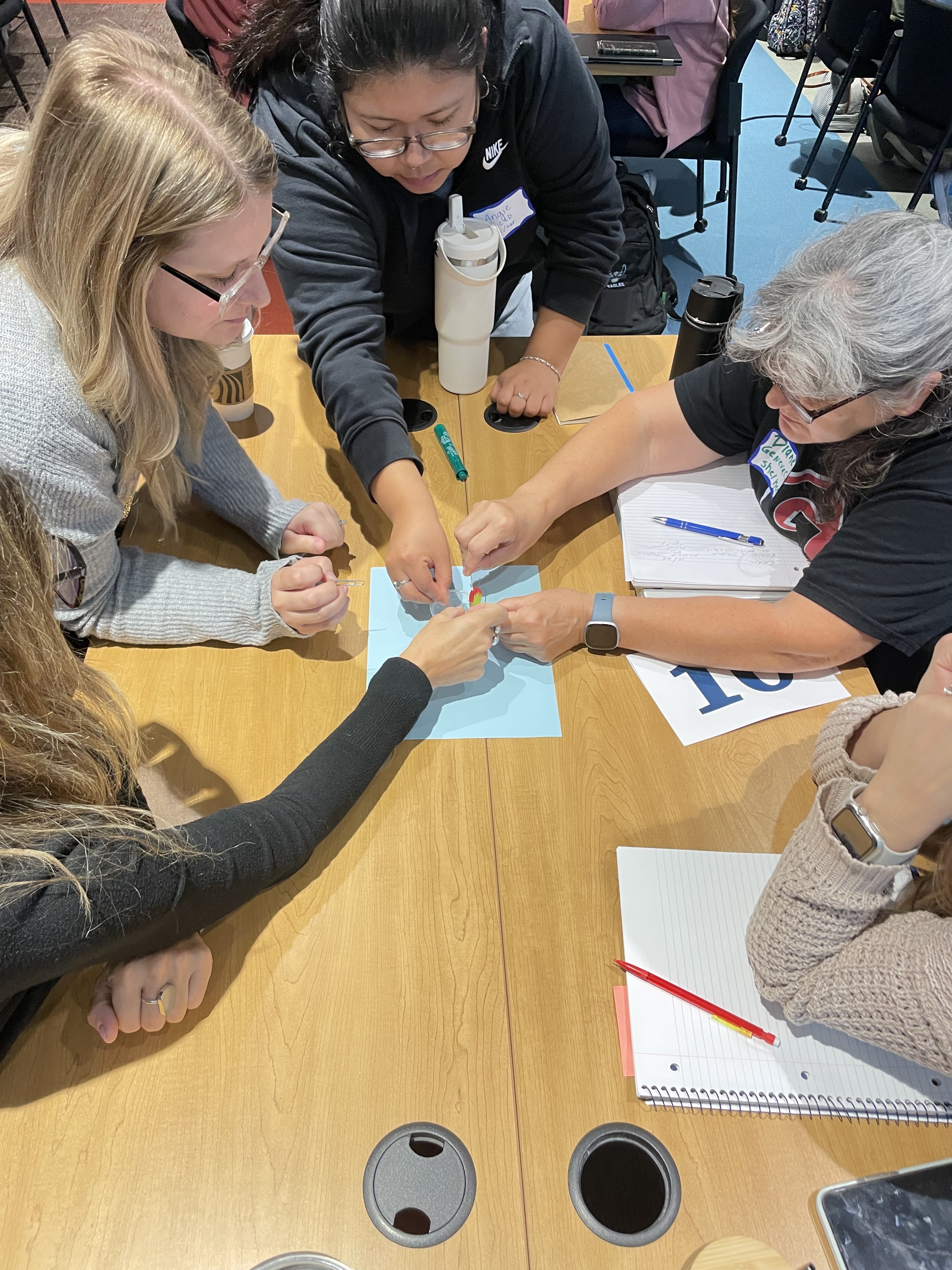 Community-building exercise at the Regional Mathematics Leadership Cadre