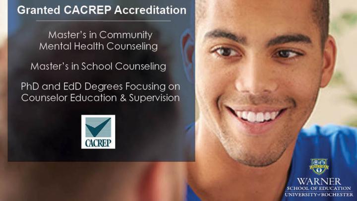Warner School counseling programs earn CACREP reaccreditation