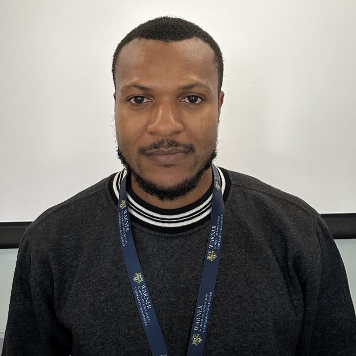 Arinze Amanekwe looking into the camera