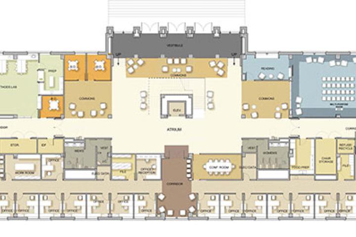 LeChase Hall floor 2 floorplan